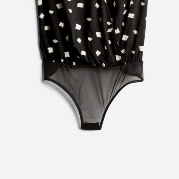 LUSH Kona Surplice Bodysuit Blouse - Picture 2 of 4